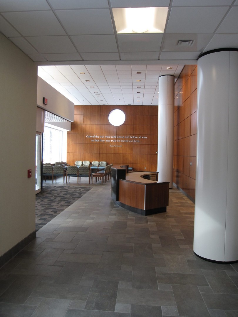 Benedictine Hospital Hospital Entrance Lobby Addition Architecture